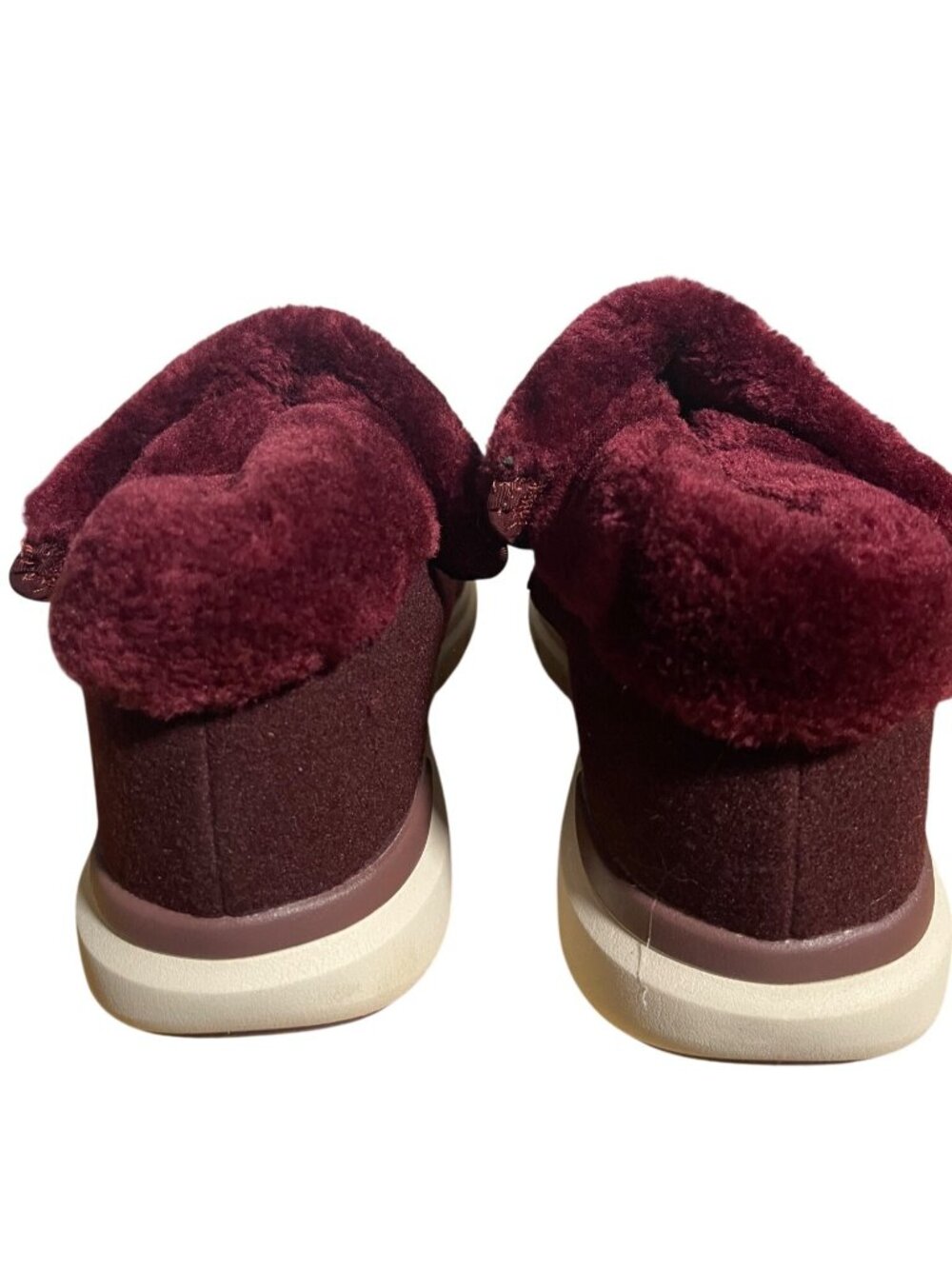 FitVille Womens EasyTop Diabetic Winter Boots V3 Burgundy Size 10EW - Picture 3 of 11